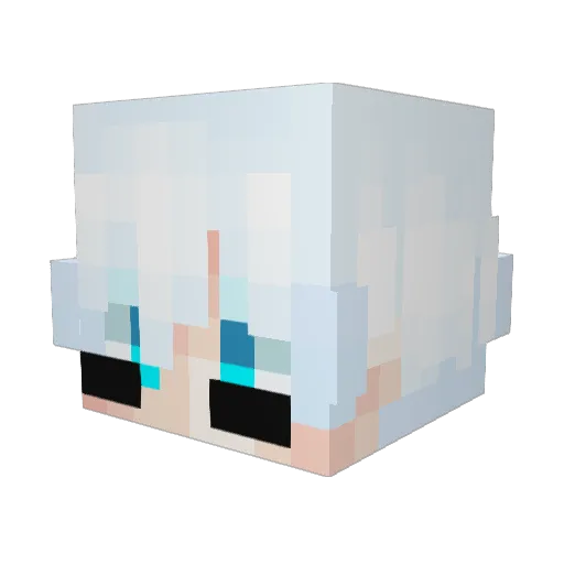 Tajadasconqueso Minecraft avatar head, 3D render