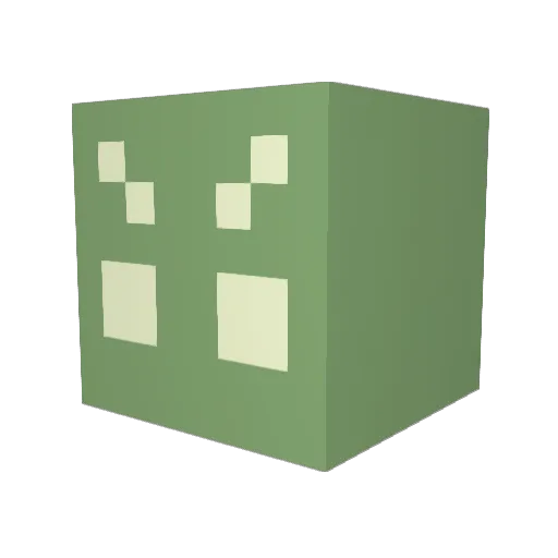 Tajus_fr Minecraft avatar head, 3D render
