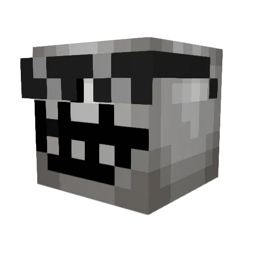 Taka43_ Minecraft avatar head, 3D render