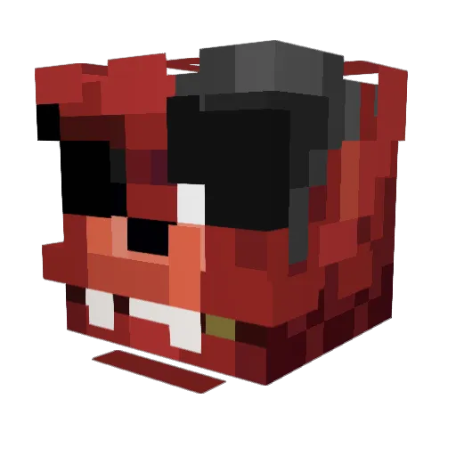 TakableCrowd621 Minecraft avatar head, 3D render