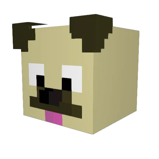 Takala88 Minecraft avatar head, 3D render