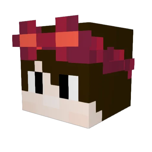 TakeAChance_ Minecraft avatar head, 3D render