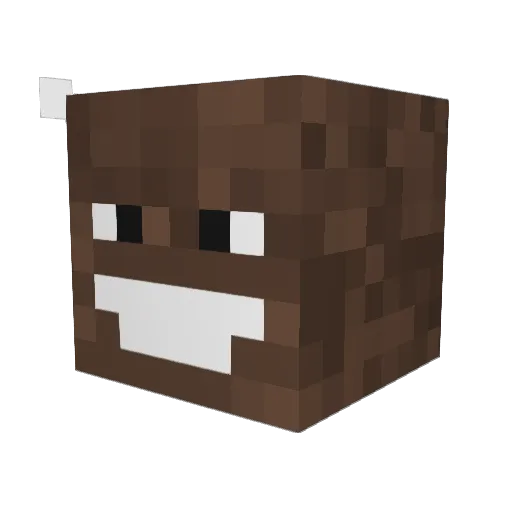 TakeMyAdRevnue Minecraft avatar head, 3D render