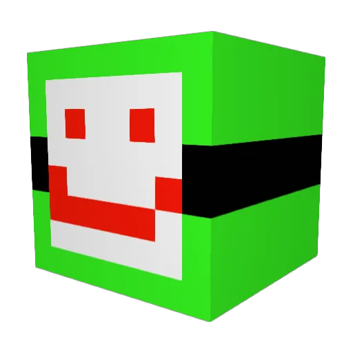 TakeUrTopOffRn Minecraft avatar head, 3D render