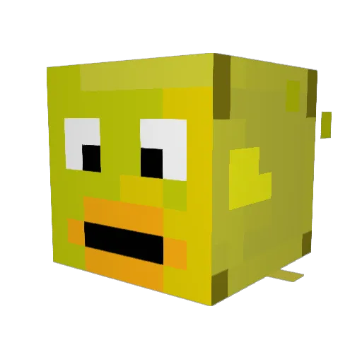 Take_my_Duck Minecraft avatar head, 3D render