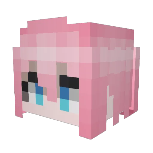 Take_son Minecraft avatar head, 3D render