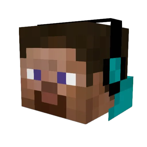 TakeaLForfree Minecraft avatar head, 3D render