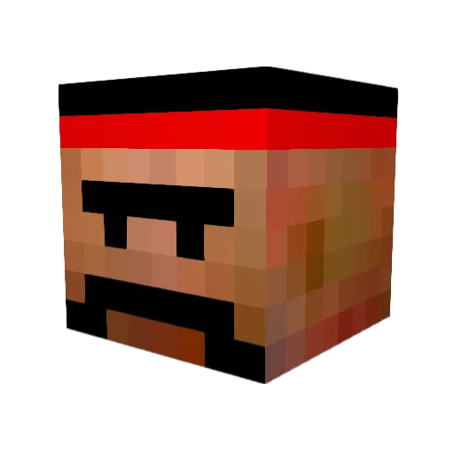 TakedownMonkey Minecraft avatar head, 3D render