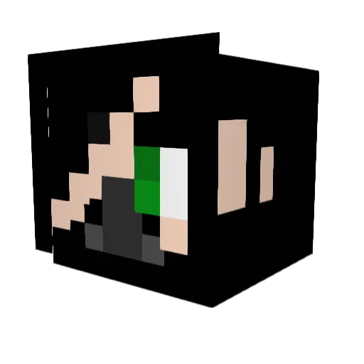 TakeinVX Minecraft avatar head, 3D render