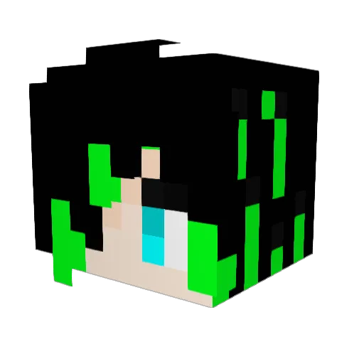 Takeno98 Minecraft avatar head, 3D render