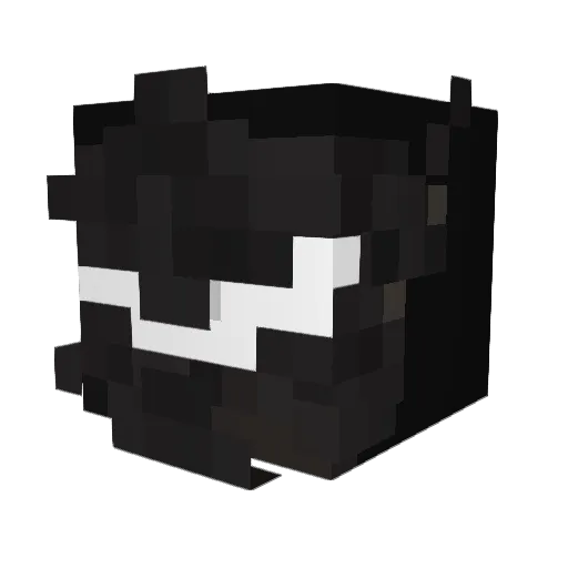Takeoo_ Minecraft avatar head, 3D render