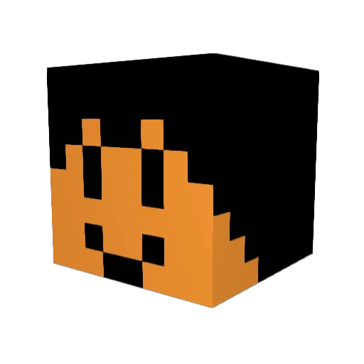 Takepon0623 Minecraft avatar head, 3D render