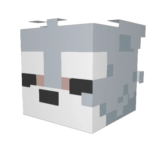 TakesEffort Minecraft avatar head, 3D render