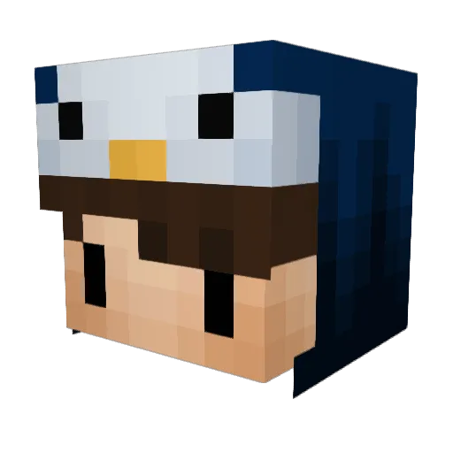 Takeshiabcd34 Minecraft avatar head, 3D render
