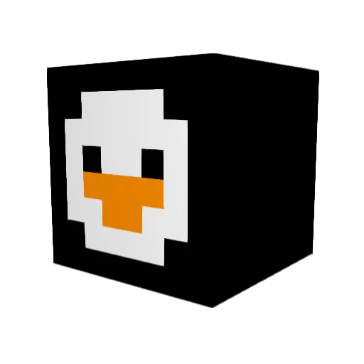 Takey99 Minecraft avatar head, 3D render