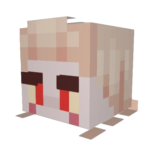 Taking63MoreBack Minecraft avatar head, 3D render