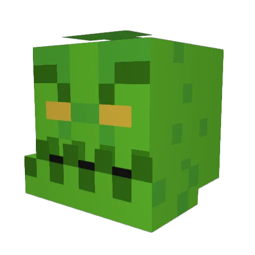 TakingAStroll Minecraft avatar head, 3D render