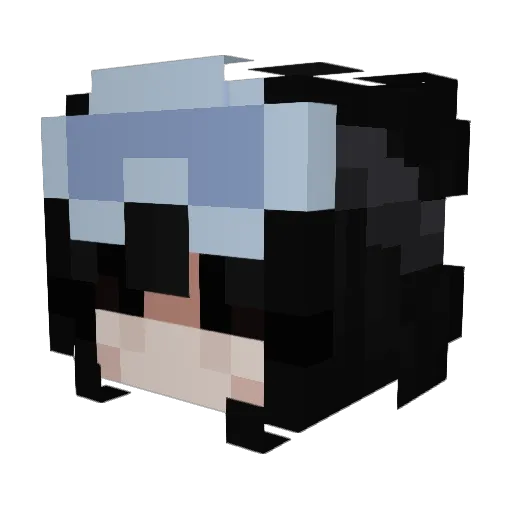 Takitsumi Minecraft avatar head, 3D render
