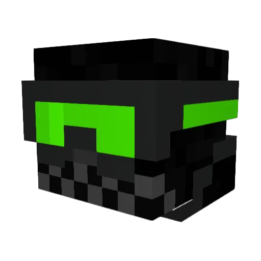 Tako_YT Minecraft avatar head, 3D render