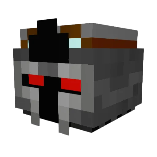 Takro123 Minecraft avatar head, 3D render