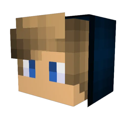 TaktikMelone2_0 Minecraft avatar head, 3D render