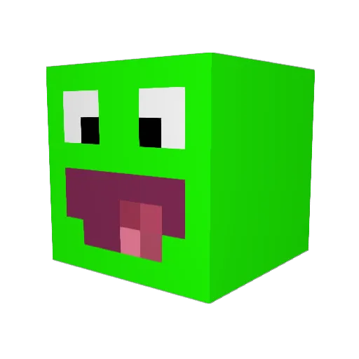 TakuYT Minecraft avatar head, 3D render