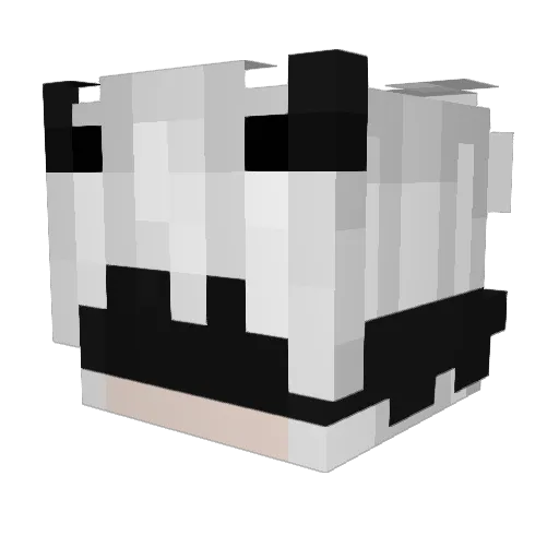 TakumiNda Minecraft avatar head, 3D render
