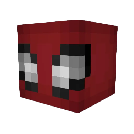 TakxZ Minecraft avatar head, 3D render