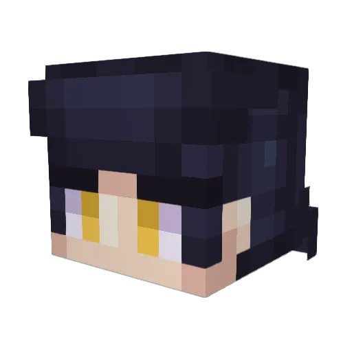 Takzz32 Minecraft avatar head, 3D render