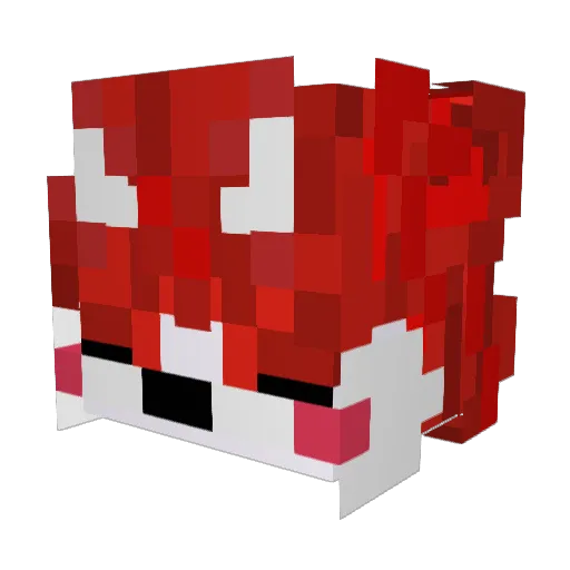 TalTico Minecraft avatar head, 3D render