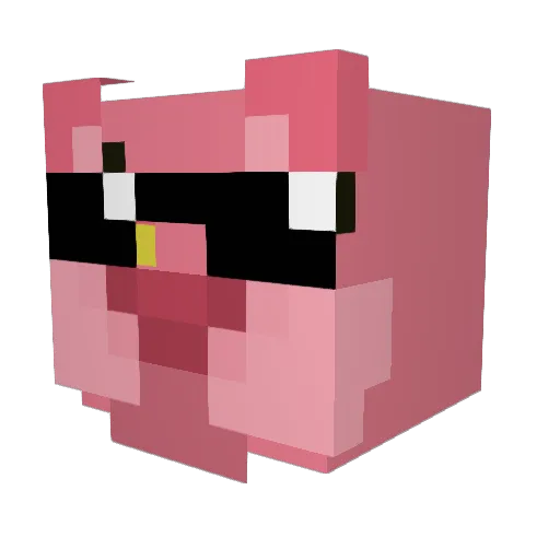 Tala_Farals Minecraft avatar head, 3D render