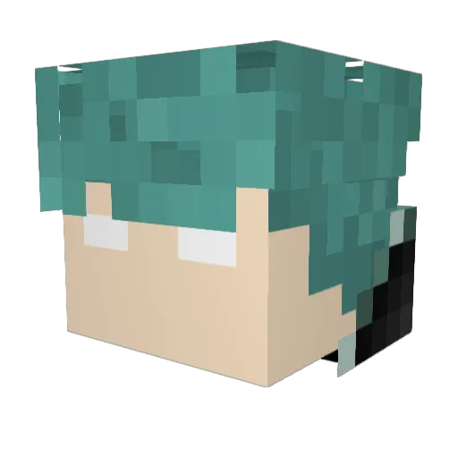 Talandarth Minecraft avatar head, 3D render