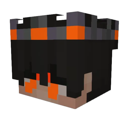TalariakidYT Minecraft avatar head, 3D render