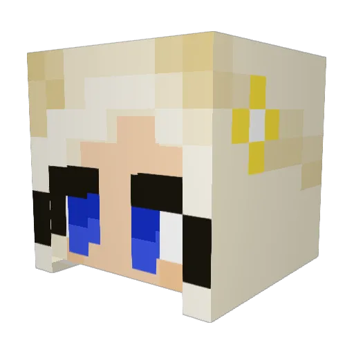 TalbyInnit Minecraft avatar head, 3D render