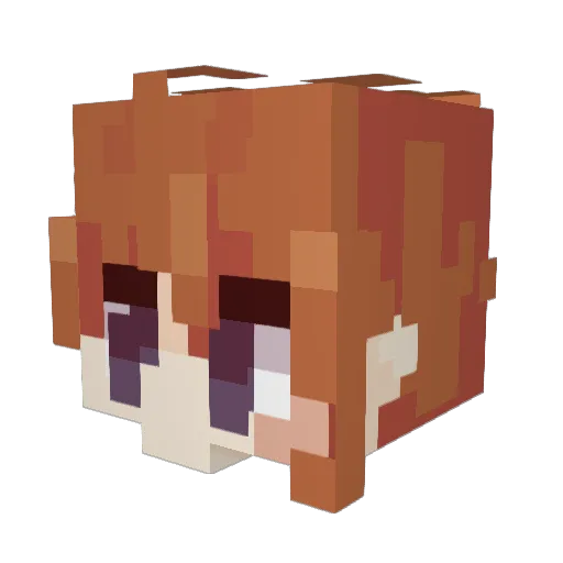 TaleOfSin Minecraft avatar head, 3D render