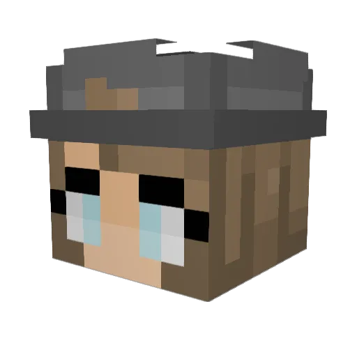 Tale_Vikestad Minecraft avatar head, 3D render