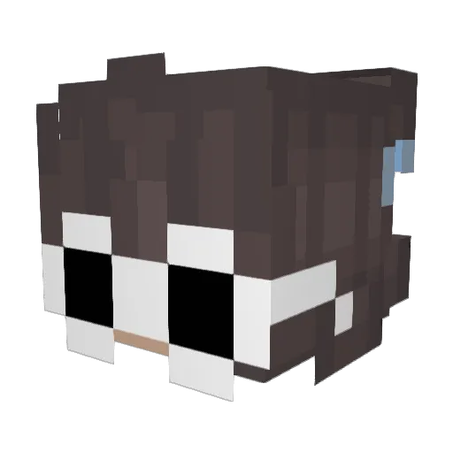 Talearth Minecraft avatar head, 3D render
