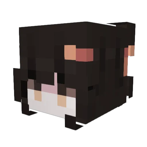 Talen_Flame Minecraft avatar head, 3D render
