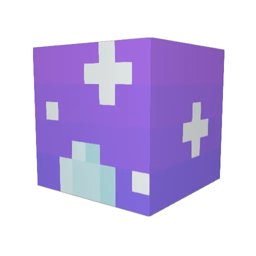 Talentedted Minecraft avatar head, 3D render