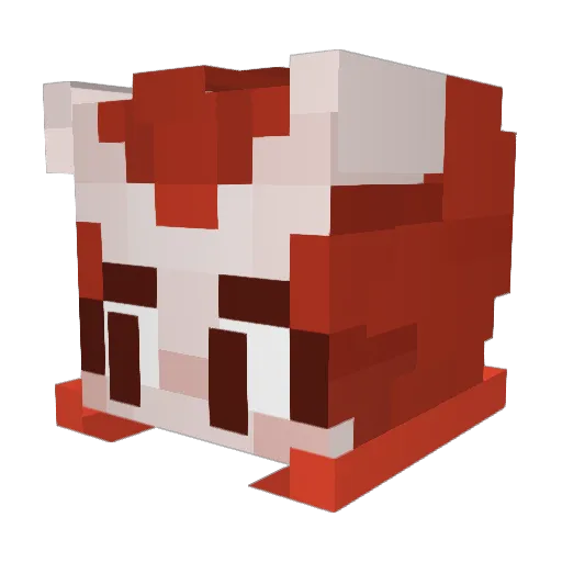 Talentlesss Minecraft avatar head, 3D render