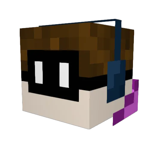 Taler3001 Minecraft avatar head, 3D render