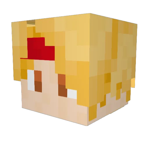 TalesOfDust Minecraft avatar head, 3D render