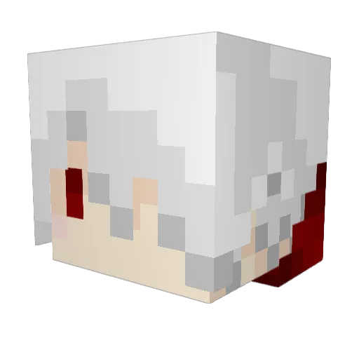 Tales_PVP Minecraft avatar head, 3D render