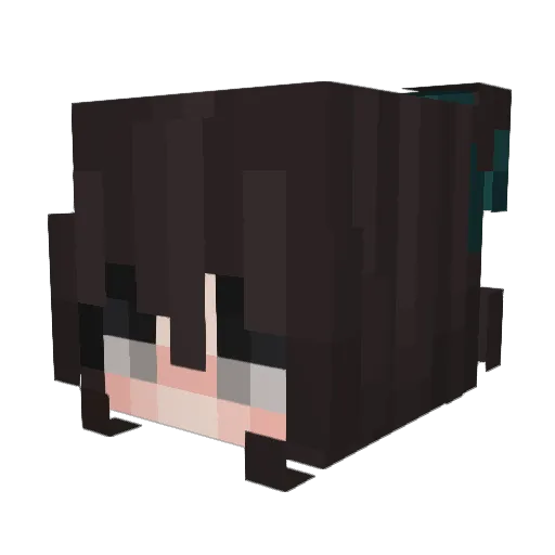 Tali1023 Minecraft avatar head, 3D render