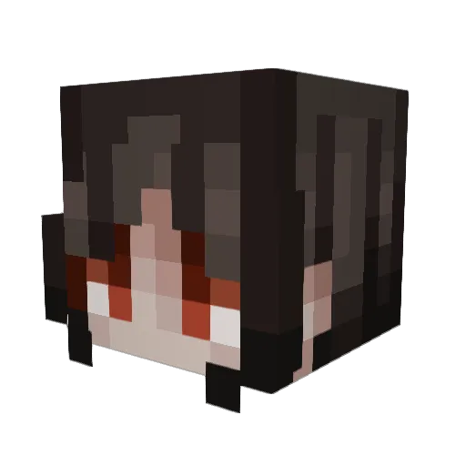 TaliTitan66 Minecraft avatar head, 3D render