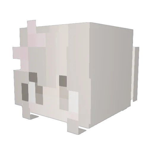 Talia212 Minecraft avatar head, 3D render