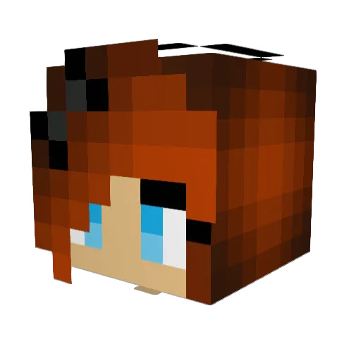 Talia__ Minecraft avatar head, 3D render