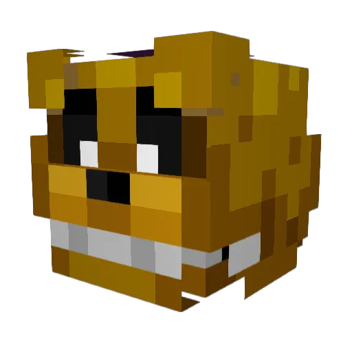 Talibug Minecraft avatar head, 3D render