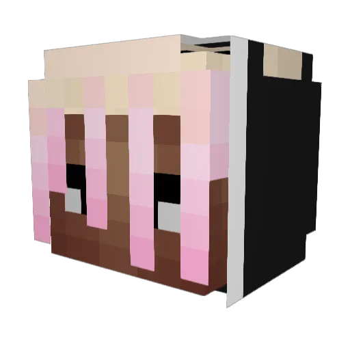 Talin129 Minecraft avatar head, 3D render