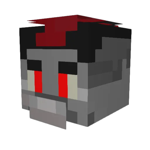 TalinoGames Minecraft avatar head, 3D render